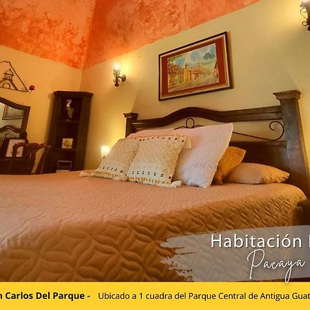 Posada De San Carlos Del Parque Антигуа-Гватемала Экстерьер фото