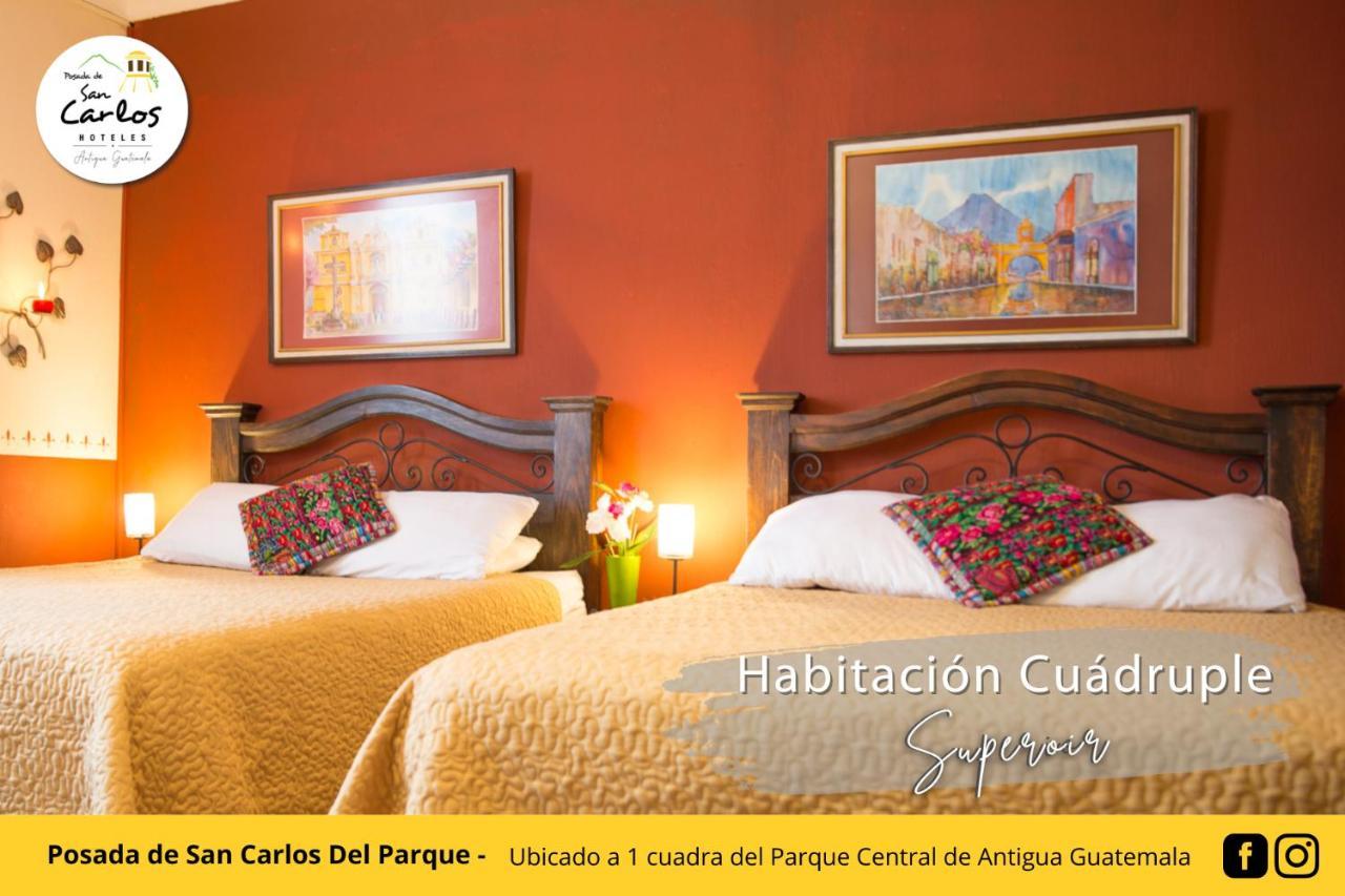 Posada De San Carlos Del Parque Антигуа-Гватемала Экстерьер фото