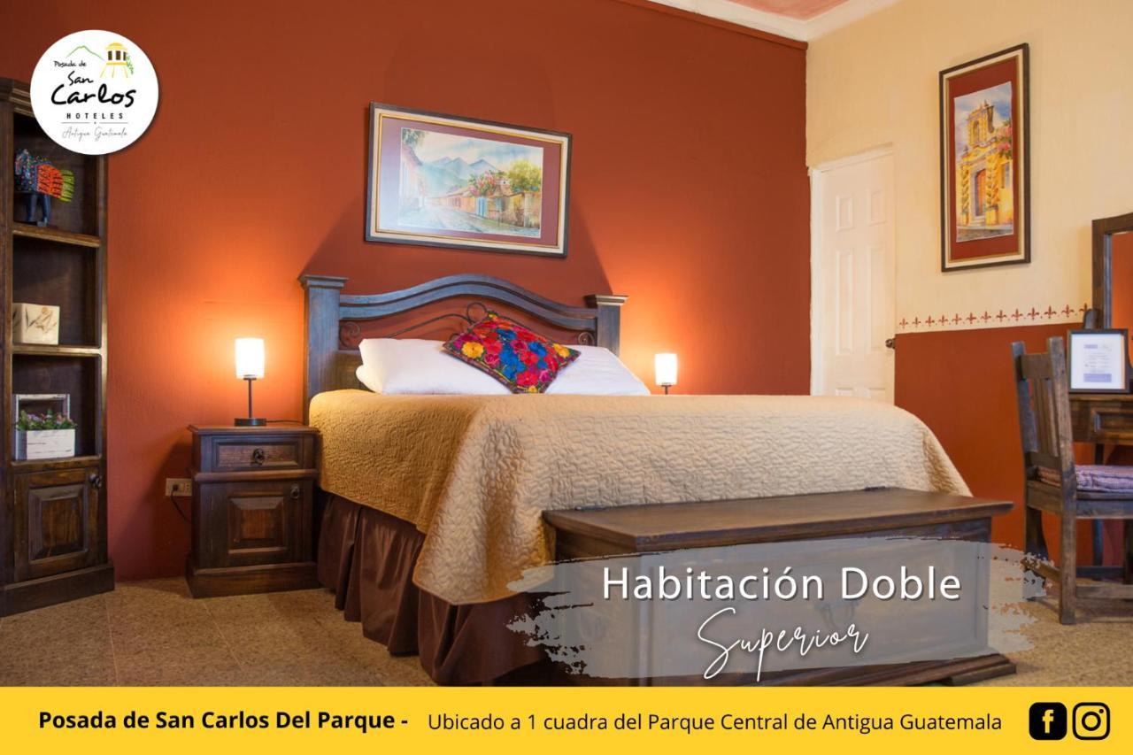 Posada De San Carlos Del Parque Антигуа-Гватемала Экстерьер фото