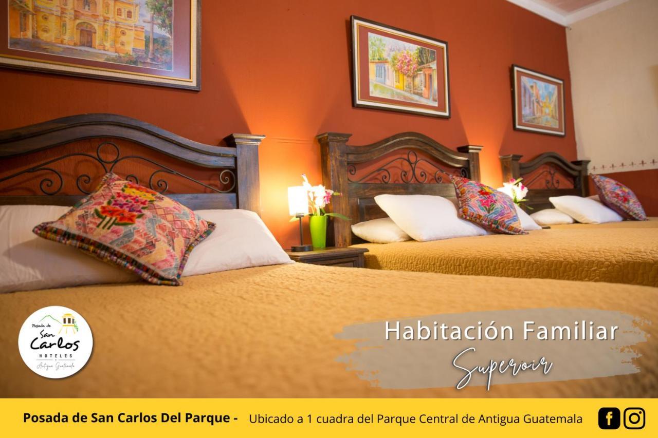 Posada De San Carlos Del Parque Антигуа-Гватемала Экстерьер фото