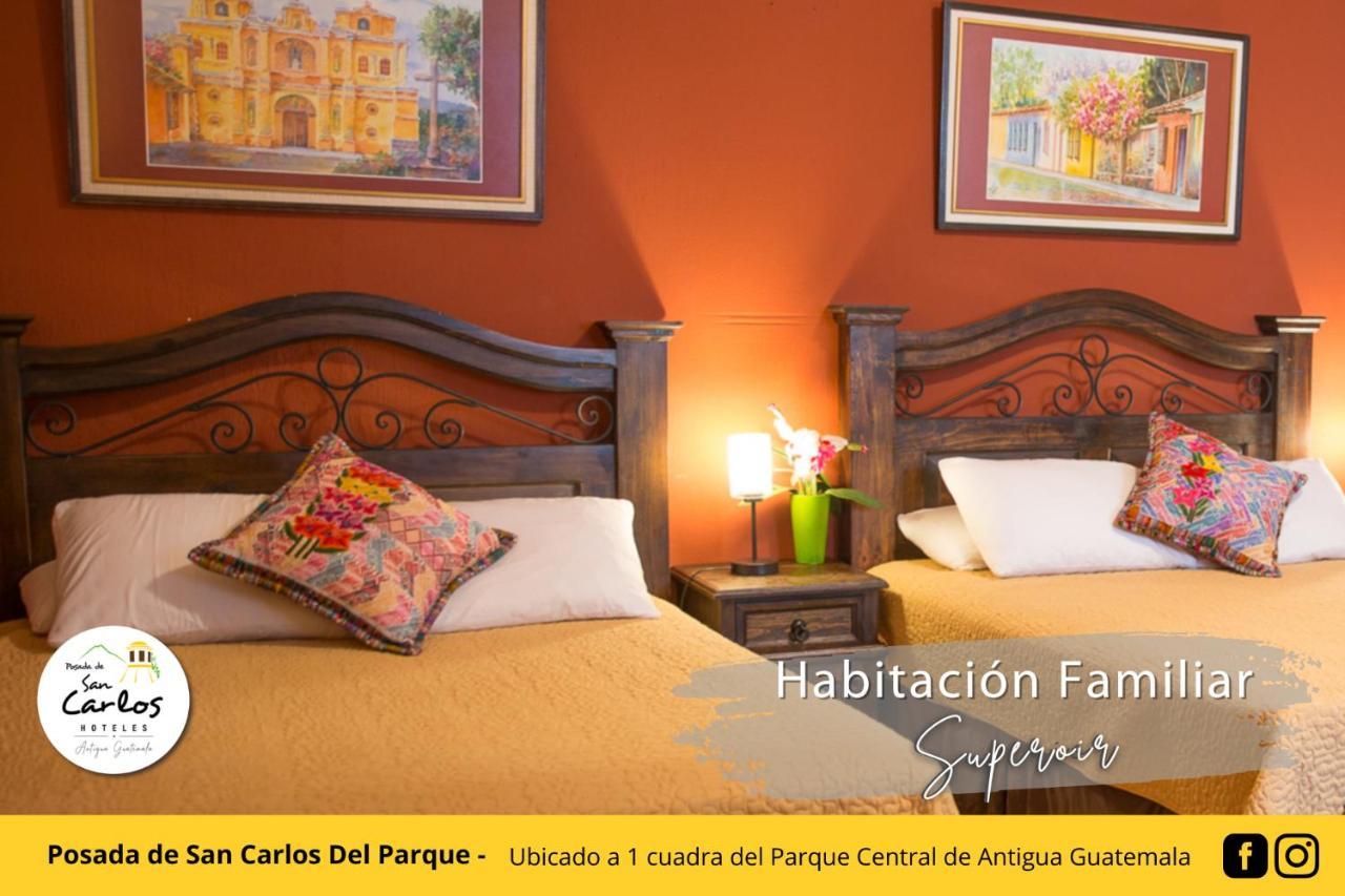 Posada De San Carlos Del Parque Антигуа-Гватемала Экстерьер фото
